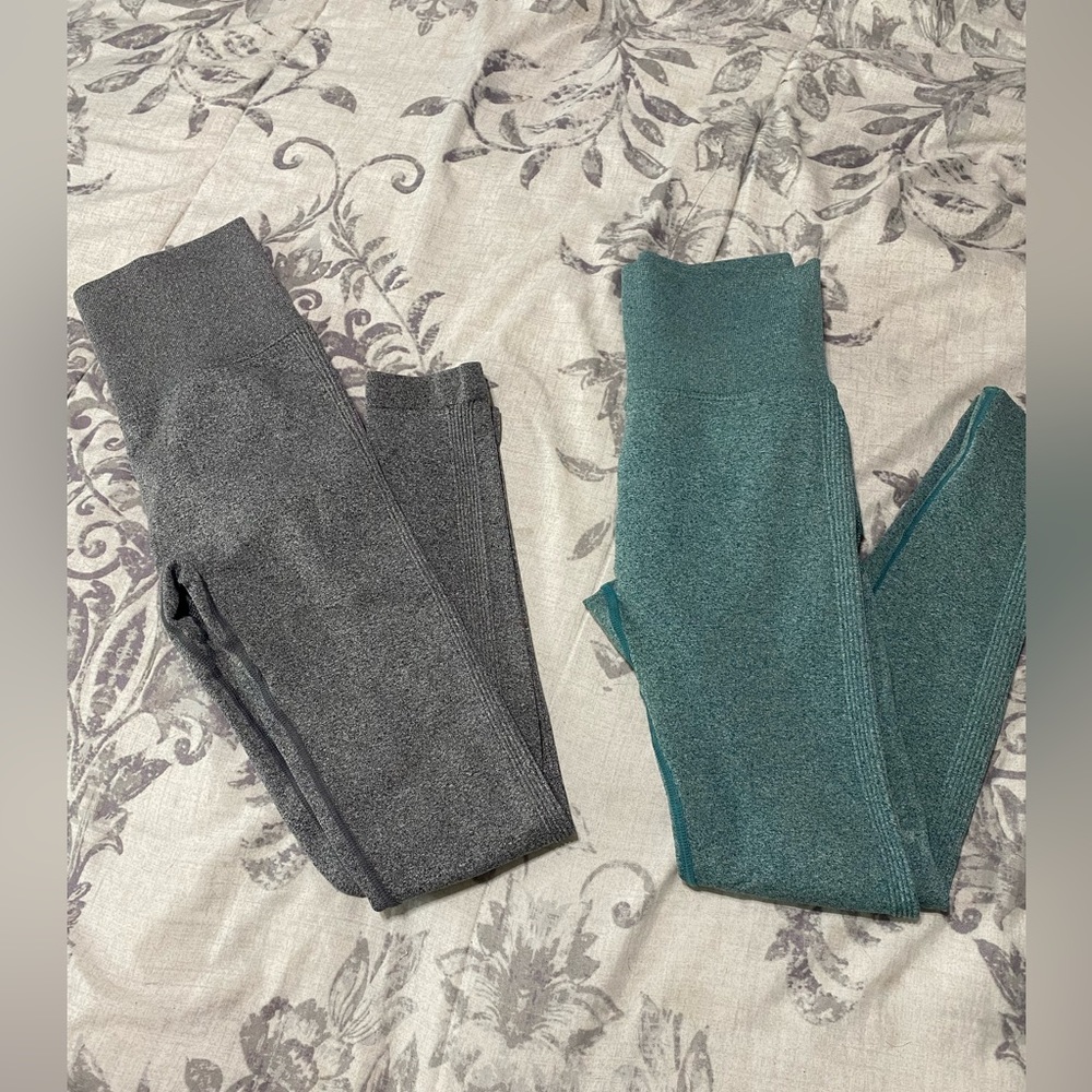 high waited scrunch leggings